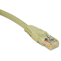 CAT5E 350MHZ MOLDED PATCH CABLE, RJ45 (M/M), 25 FT., GRAY
