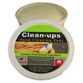 LEE Clean-Ups™ Hand Cleaning Pads, Cloth, 3 dia, 60/Tub