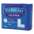 Medline FitRight® Ultra Protective Underwear, Large, 40 to 56 Waist, 20/Pack