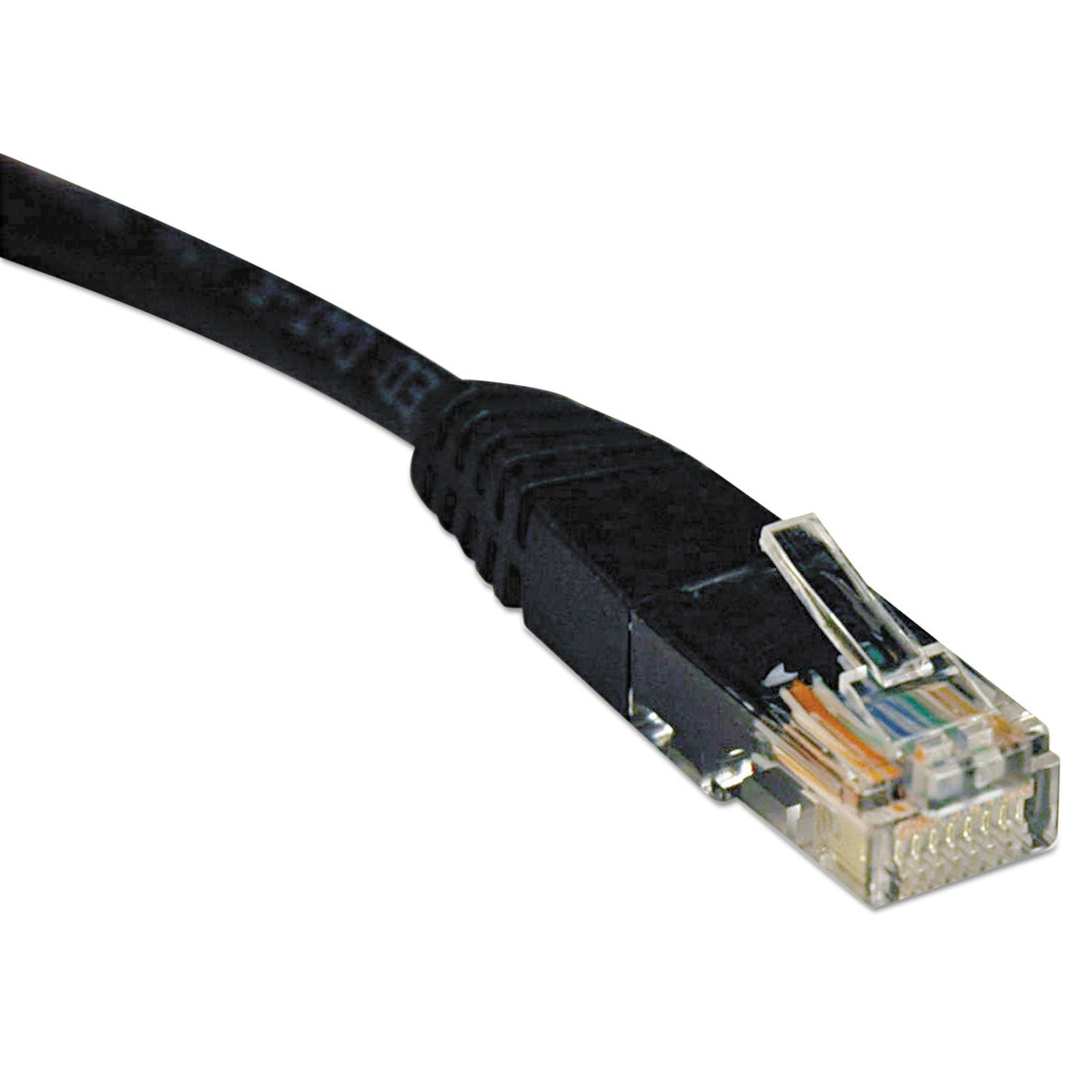 CAT5E 350MHZ MOLDED PATCH CABLE, RJ45 (M/M), 10 FT., BLACK