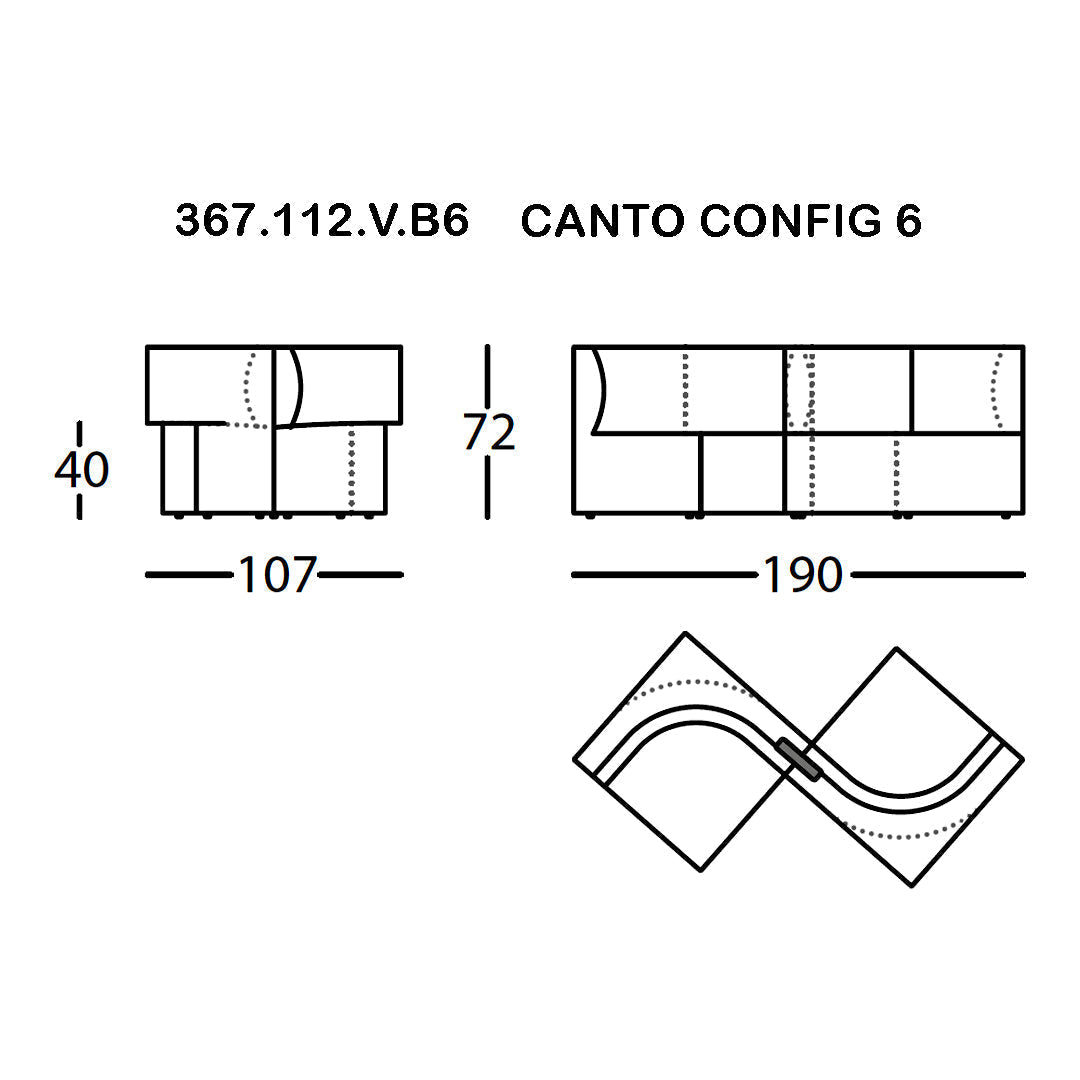 Canto Pre-configured Modular Sofa (Modules 1-7)