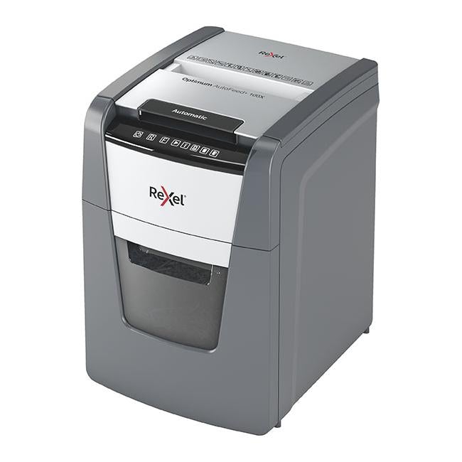 Rexel optimum autofeed shredder 100x cross cut